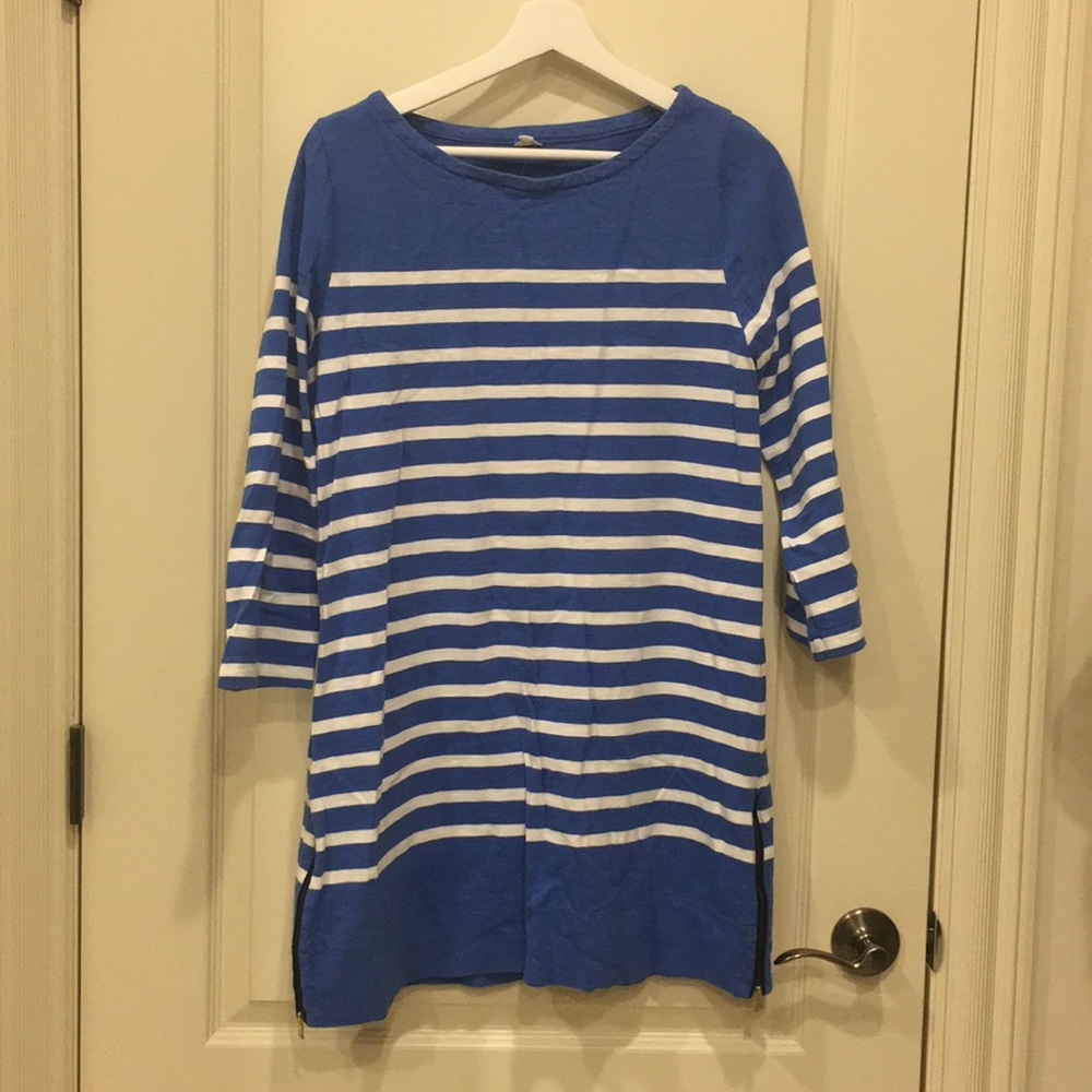 J Crew striped  dress